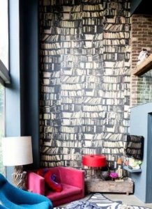 regi konyvespolcos tapeta